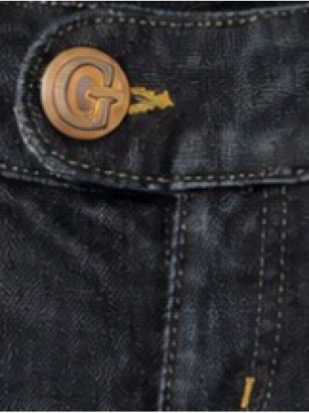 Guess Premium Y2K Low Rise Bootcut Jeans Dark Wash Size 28 - Picture 5 of 7